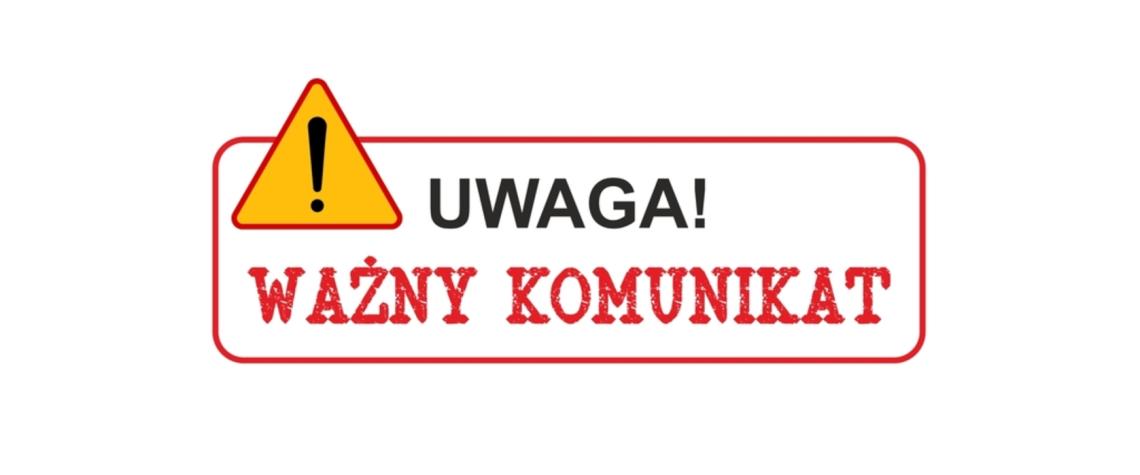 Ważny komunikat